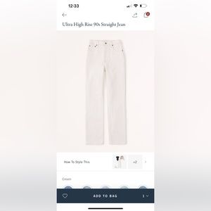 90’s straight AF jeans